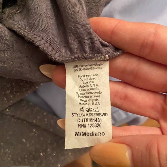 Windsor purple/grey sparkly dress size medium - Picture 6 of 8